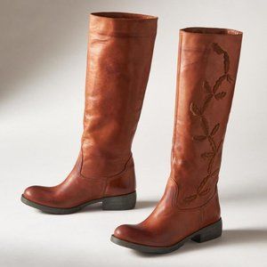 Sundance Greta 7 Ricamo Italian Leather Boot sz 37
